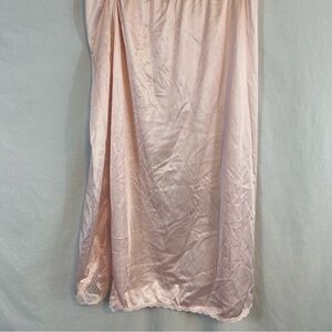 Ashley Taylor pink half slip with lace size large